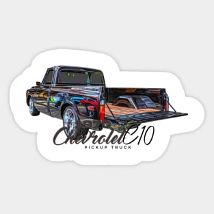 1970 Chevrolet C10 Pickup Truck Sticker